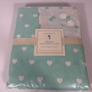 Pottery Barn Kids Heart Organic Duvet Cover